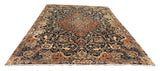27316-Mashad Hand-Knotted/Handmade Persian Rug/Carpet Traditional Authentic/ Size: 11'1" x 7'11"/337cm x 241cm