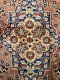 27316-Mashad Hand-Knotted/Handmade Persian Rug/Carpet Traditional Authentic/ Size: 11'1" x 7'11"/337cm x 241cm