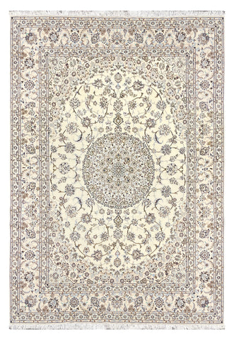 27477-Nain Hand-Knotted/Handmade  Persian Rug/Carpet Traditional Authentic/ Size: 11'9" x 8'2"/358cm x 147cm