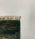 27794-Chobi Ziegler Handmade/Hand-knotted Afghan Rug/Carpet Tribal/Nomadic Authentic/ Size:  9'8" x 6'9" / 295cm x 206cm
