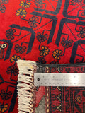 27929 -Royal Khal Mohammad Hand-Knotted/Handmade Afghan Rug/Carpet Traditional Authentic/Size: 12'7" x 10'0" / 384cm x 305cm
