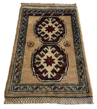 26669 -  Hand-knotted Contemporary Chobi Ziegler /Modern Carpet/Rug / Size: 2'0" x1'3"