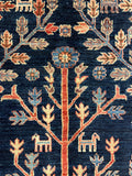 27654- Royal Heriz Hand-Knotted/Handmade Afghan Rug/Carpet Traditional/Authentic/Size:  9'8" x 8'0"/295cmx 244cm