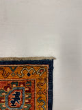 27656- Royal Heriz Hand-Knotted/Handmade Afghan Rug/Carpet Traditional/Authentic/Size:  9'0" x 6'1"/274cmx 183cm