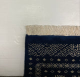 27593-Bokhara Hand-Knotted/Handmade Pakistani Rug/Carpet Tribal/Nomadic Authentic/ Size: 7'5" x 6'6"/226 cm × 198 cm