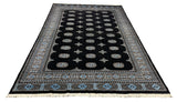 27589-Bokhara Hand-Knotted/Handmade Pakistani Rug/Carpet Tribal/Nomadic Authentic/ Size: 9'5" x 6'3"/287cm x 190cm