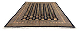 27633-Bokhara Hand-Knotted/Handmade Pakistani Rug/Carpet Tribal/Nomadic Authentic/ Size: 10'3" x 8'2"/312cm ×249cm