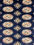 27633-Bokhara Hand-Knotted/Handmade Pakistani Rug/Carpet Tribal/Nomadic Authentic/ Size: 10'3" x 8'2"/312cm ×249cm