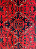 27928 -Royal Khal Mohammad Hand-Knotted/Handmade Afghan Rug/Carpet Traditional Authentic/Size: 13'8" x 9'9" / 417cm x 297cm