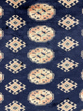27632-Bokhara Hand-Knotted/Handmade Pakistani Rug/Carpet Tribal/Nomadic Authentic/ Size: 10'2" x 8'1"/310cm ×246cm