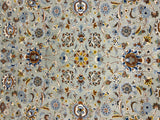 27410-Kashan Hand-Knotted/Handmade Persian Rug/Carpet Traditional/Authentic/Size:  12'7" x 8'6" /384cm x 259cm