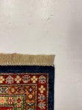 27581-Royal Kazak Hand-Knotted/Handmade Afghan Rug/Carpet Tribal/Nomadic Authentic/ Size: 11'9" x 9'0"/358cm x 274cm