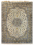 26824-Kashan(Semi Antique)/ Hand-Knotted/Handmade Persian Rug/Carpet Traditional Authentic/ Size: 13'4" x 9'7"