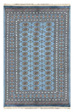 27595-Bokhara Hand-Knotted/Handmade Pakistani Rug/Carpet Tribal/Nomadic Authentic/ Size: 8'6" x 5'6"/259 cm × 168 cm
