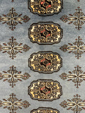 27595-Bokhara Hand-Knotted/Handmade Pakistani Rug/Carpet Tribal/Nomadic Authentic/ Size: 8'6" x 5'6"/259 cm × 168 cm