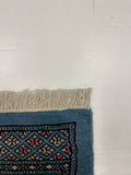 27595-Bokhara Hand-Knotted/Handmade Pakistani Rug/Carpet Tribal/Nomadic Authentic/ Size: 8'6" x 5'6"/259 cm × 168 cm