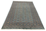 27614-Bokhara Hand-Knotted/Handmade Pakistani Rug/Carpet Tribal/Nomadic Authentic/ Size: 8'3" x 6'0"/251cm ×83cm