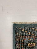 27614-Bokhara Hand-Knotted/Handmade Pakistani Rug/Carpet Tribal/Nomadic Authentic/ Size: 8'3" x 6'0"/251cm ×83cm