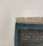 27587-Bokhara Hand-Knotted/Handmade Pakistani Rug/Carpet Tribal/Nomadic Authentic/ Size: 8'0" x 5'6"/244cm x 168cm
