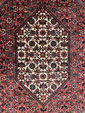 27946-Bidjar Hand-Knotted/Handmade Persian Rug/Carpet Traditional/ Authentic/ Size: 13'3"x 2'5"/404cm x 74cm