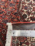 27946-Bidjar Hand-Knotted/Handmade Persian Rug/Carpet Traditional/ Authentic/ Size: 13'3"x 2'5"/404cm x 74cm