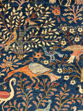 27826-Chobi Ziegler Handmade/Hand-knotted Afghan Rug/Carpet Tribal/Nomadic Authentic/ Size: 9'7" x 2'8" / 292cm x 81cm