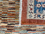 21773-  Hand-knotted Contemporary Chobi Ziegler /Modern Carpet/Rug / Size: 6'5" x 4'6"