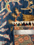 27826-Chobi Ziegler Handmade/Hand-knotted Afghan Rug/Carpet Tribal/Nomadic Authentic/ Size: 9'7" x 2'8" / 292cm x 81cm