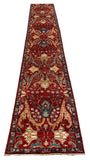 27610-Chobi Ziegler Handmade/Hand-knotted Afghan Rug/Carpet Tribal/Nomadic Authentic/ Size: 15'10" x 2'5"/483 cm × 74 cm