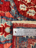27610-Chobi Ziegler Handmade/Hand-knotted Afghan Rug/Carpet Tribal/Nomadic Authentic/ Size: 15'10" x 2'5"/483 cm × 74 cm