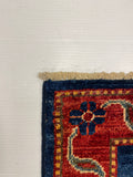 27543- Royal Chobi Ziegler Afghan Hand-Knotted Contemporary/Traditional/Size: 11'5" x 2'7"/348cmx 79cm