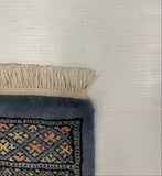 27616-Bokhara Hand-Knotted/Handmade Pakistani Rug/Carpet Tribal/Nomadic Authentic/ Size: 10'0" x 2'6"/305cm ×76cm