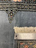 27616-Bokhara Hand-Knotted/Handmade Pakistani Rug/Carpet Tribal/Nomadic Authentic/ Size: 10'0" x 2'6"/305cm ×76cm