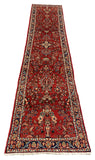 27325-Sarough Hand-Knotted/Handmade Persian Rug/Carpet Traditional Authentic/ Size: 10'10"x 2'5"/332cm x 74cm