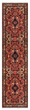 27314-Sarough Hand-Knotted/Handmade Persian Rug/Carpet Traditional Authentic/ Size:  10'10"x 2'7"/331cm x 80cm