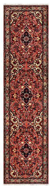 27314-Sarough Hand-Knotted/Handmade Persian Rug/Carpet Traditional Authentic/ Size:  10'10"x 2'7"/331cm x 80cm