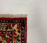 27314-Sarough Hand-Knotted/Handmade Persian Rug/Carpet Traditional Authentic/ Size:  10'10"x 2'7"/331cm x 80cm