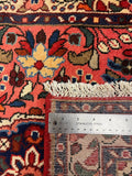 27314-Sarough Hand-Knotted/Handmade Persian Rug/Carpet Traditional Authentic/ Size:  10'10"x 2'7"/331cm x 80cm