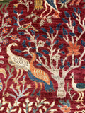 27827-Chobi Ziegler Handmade/Hand-knotted Afghan Rug/Carpet Tribal/Nomadic Authentic/ Size: 12'9" x 2'7" / 289cm x 79cm