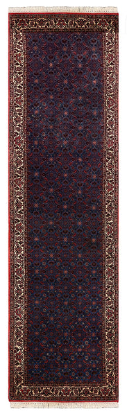 27922-Bidjar Hand-Knotted/Handmade Persian Rug/Carpet Traditional/ Authentic/ Size: 9'3"x 2'5"/282cm x 74cm