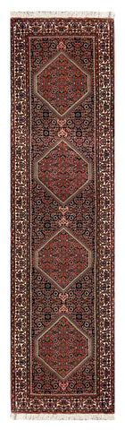 27974-Bidjar Hand-Knotted/Handmade Persian Rug/Carpet Traditional/ Authentic/ Size: 9'3"x 2'2"/282cm x 66cm