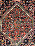27974-Bidjar Hand-Knotted/Handmade Persian Rug/Carpet Traditional/ Authentic/ Size: 9'3"x 2'2"/282cm x 66cm