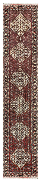 27944-Bidjar Hand-Knotted/Handmade Persian Rug/Carpet Traditional/ Authentic/ Size: 12'8"x 2'6"/386cm x 76cm