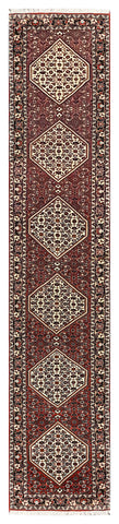 27944-Bidjar Hand-Knotted/Handmade Persian Rug/Carpet Traditional/ Authentic/ Size: 12'8"x 2'6"/386cm x 76cm