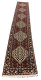 27944-Bidjar Hand-Knotted/Handmade Persian Rug/Carpet Traditional/ Authentic/ Size: 12'8"x 2'6"/386cm x 76cm