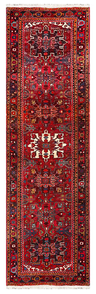 27436-Ardebil Hand-Knotted/Handmade Persian Rug/Carpet Traditional/Authentic/ Size: 11'3" x 3'4"/343cm x 102cm