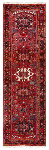 27436-Ardebil Hand-Knotted/Handmade Persian Rug/Carpet Traditional/Authentic/ Size: 11'3" x 3'4"/343cm x 102cm