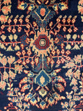 27440-Hamadan Hand-Knotted/Handmade Persian Rug/Carpet Tribal/Nomadic Authentic/ Size: 8'10" x 3'4"/269cm x 102cm