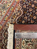 27475- Tabriz Persian Hand-knotted Carpet Authentic/Traditional Carpet/Rug/Size: 9'10" x 2'7"/300cm x 79cm