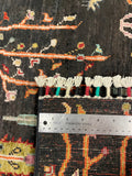27809-Chobi Ziegler Handmade/Hand-knotted Afghan Rug/Carpet Tribal/Nomadic Authentic/ Size: 4'1" x 2'8" / 124cm x 81cm
